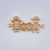 Herraje Familia 2gr / 1 in / Oro Amarillo 18K $