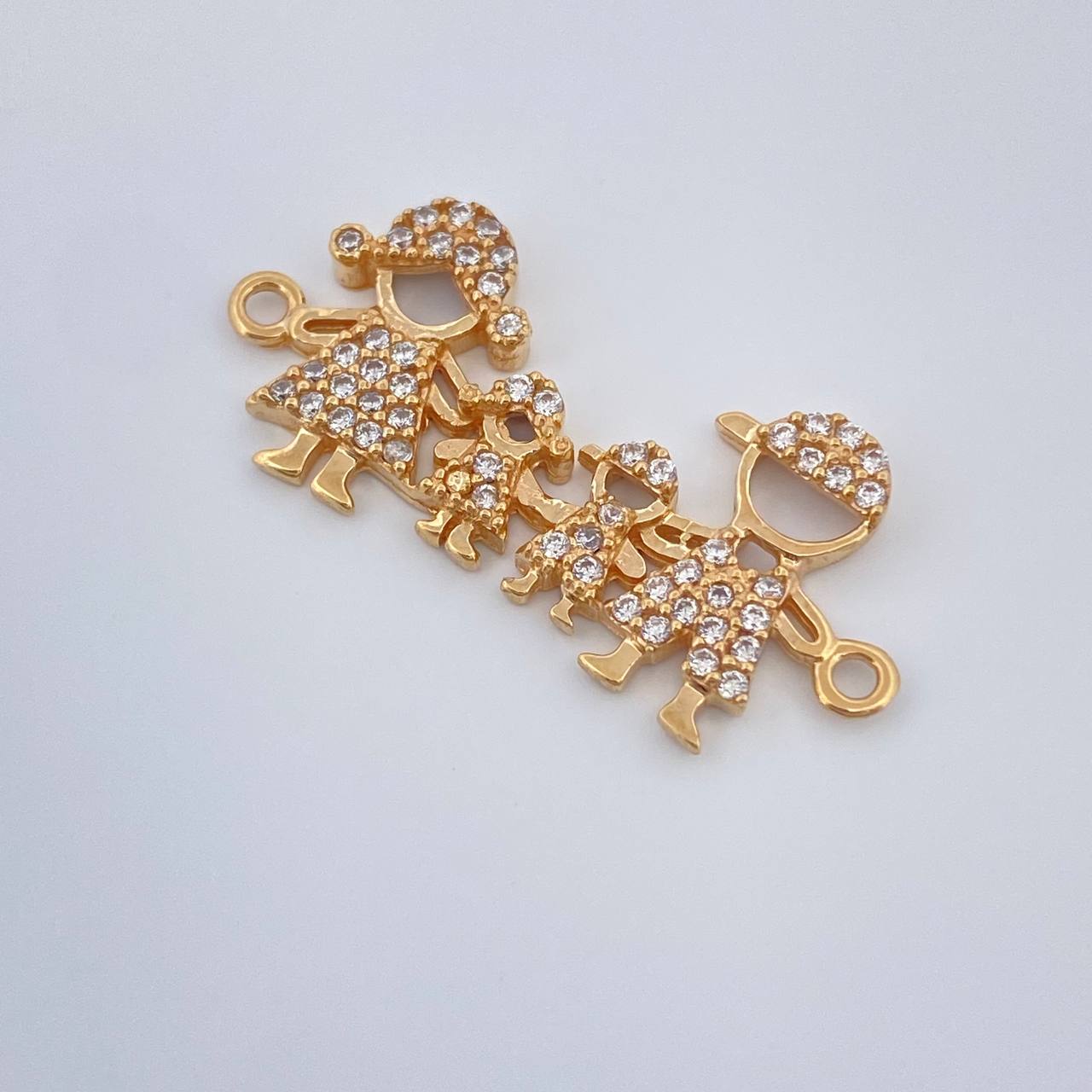 Herraje Familia 2gr / 1 in / Oro Amarillo 18K $