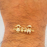 Herraje Familia 2gr / 1 in / Oro Amarillo 18K $