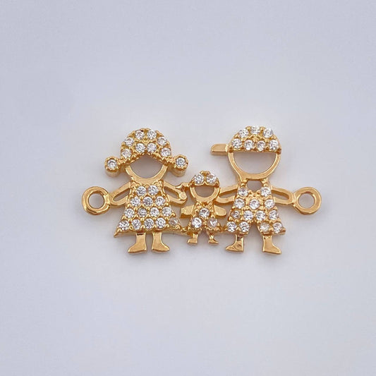 Herraje Familia 1.65gr / 1 in / Oro Amarillo 18K $