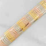 Pulso Destellos 28.45g / 7 3/4 in / 14.55mm Tres Oros 18K