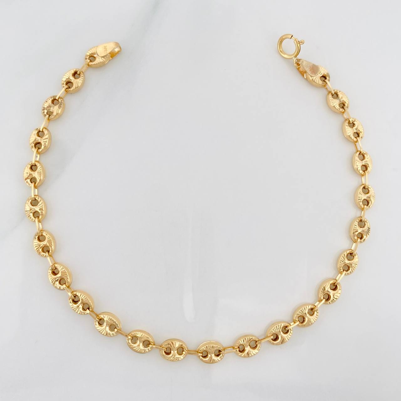 Pulso GC Diamantada 3.75g / 7 1/2 in / 4.85mm Oro Amarillo 18K