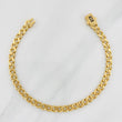 Pulso Cubana Infinito 6.05g / 7 1/2 in / 4.8mm Oro Amarillo 18K