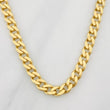 Cadena Cubana Infinito 16.6g / 24 in / 4.71mm Oro Amarillo 18K