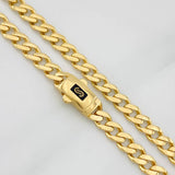 Cadena Cubana Infinito 16.6g / 24 in / 4.71mm Oro Amarillo 18K