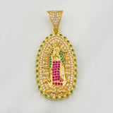Dije Virgen de Guadalupe 9.65g / 1 1/2 in Oro Amarillo 18K