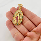 Dije Virgen de Guadalupe 9.65g / 1 1/2 in Oro Amarillo 18K