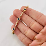 Bracelet Halo 8.15g / 7 in / 6.2mm Yellow Gold 18K