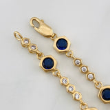 Bracelet Halo 8.15g / 7 in / 6.2mm Yellow Gold 18K