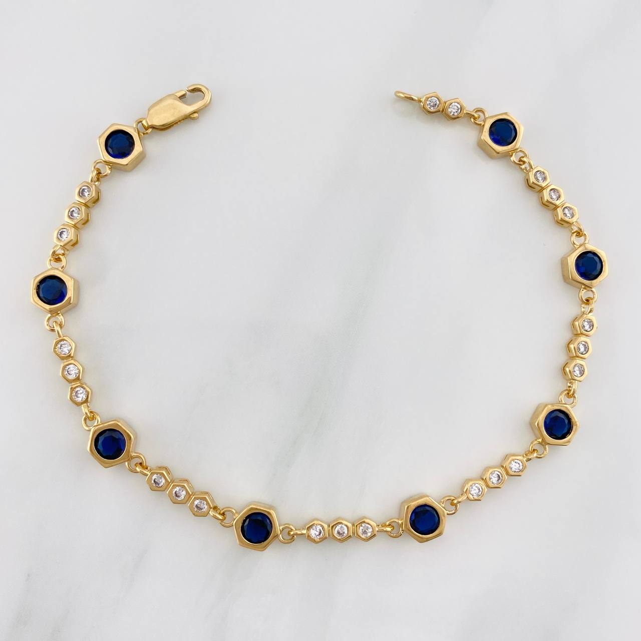 Bracelet Halo 8.15g / 7 in / 6.2mm Yellow Gold 18K