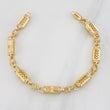 Bracelet Rustic Cylindrical Mesh 16.9g / 8 in / 6.2mm Yellow Gold 18K