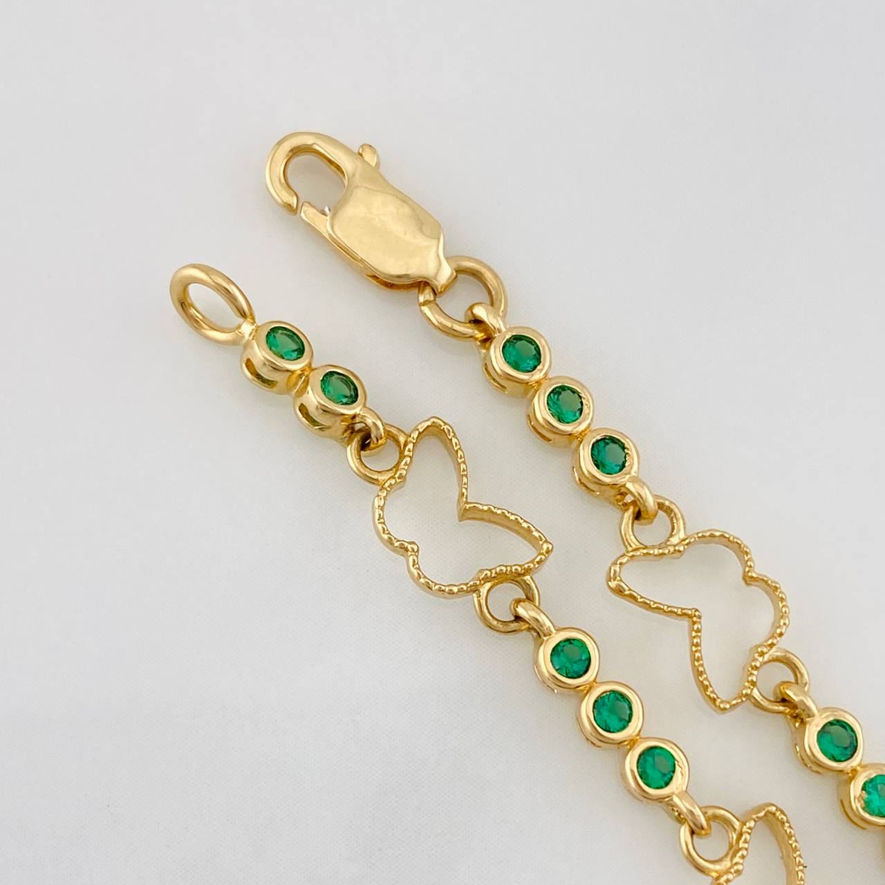 Halo Mariposa Bracelet 5.05g / 7 in / 2.47mm 18K Yellow Gold