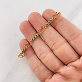 Halo Mariposa Bracelet 5.05g / 7 in / 2.47mm 18K Yellow Gold