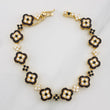 Clover Bracelet Flores 15.60g / 7 in / 10.13mm 18K Yellow Gold