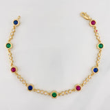 Halo Tuerca Bracelet 9.1g / 7 in / 2.89mm 18K Yellow Gold