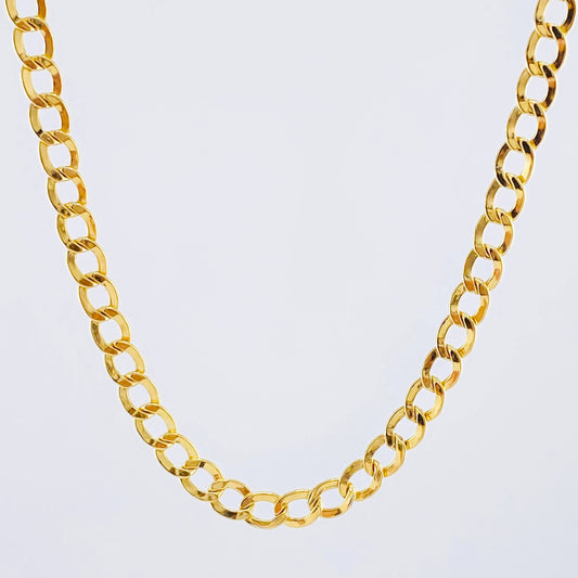 Cuban Links 12.4gr / 27 1/2 in / 4.9mm Yellow Gold +1 18K