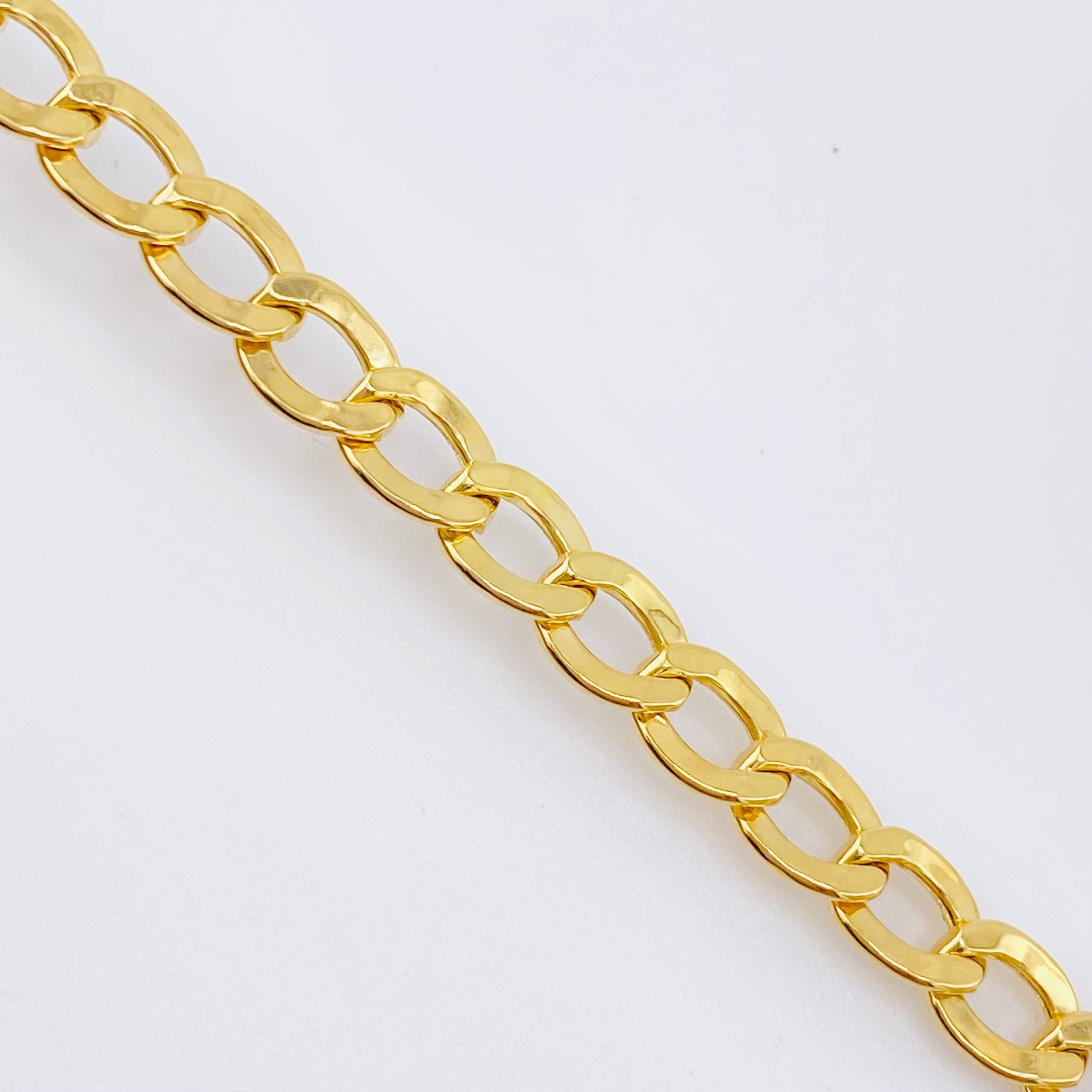 Cadena Cubana 9.3gr / 23 1/2 in / 4.9mm Oro Amarillo +1 18K *