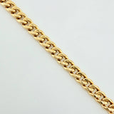 Cadena Cubana 9.3gr / 19 3/4 in / 4.5mm Oro Amarillo +1 18K ©