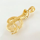 Dije Serpiente Cobra 7gr / 2 in / Oro Amarillo 18K *