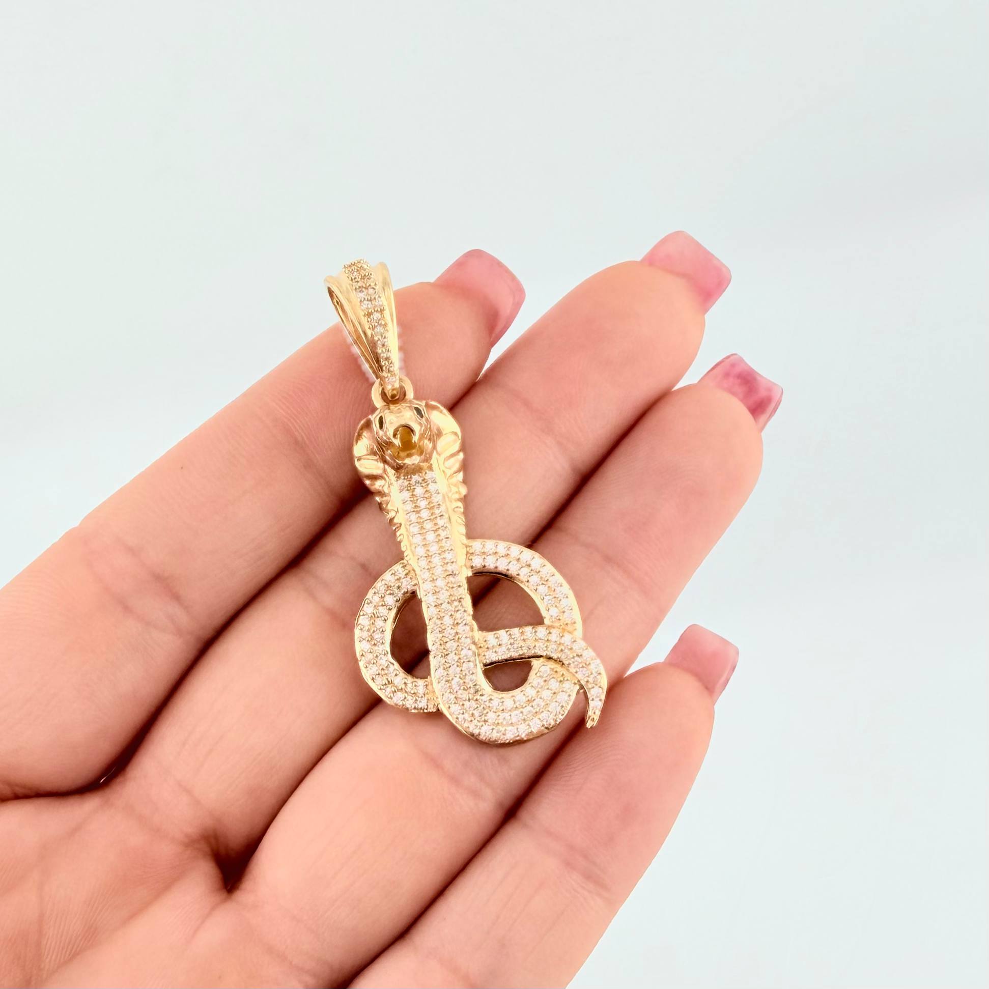 Dije Serpiente Cobra 7gr / 2 in / Oro Amarillo 18K *