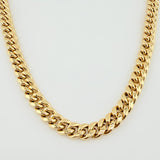 Cadena Cubana 10.8 g / 23 3/4 in / 6.1 mm Oro Amarillo 18K