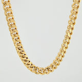 Cadena Cubana 10.8 g / 23 3/4 in / 6.1 mm Oro Amarillo 18K