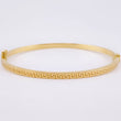 Tribal Hoop Bracelet 4.75gr / 7 1/4 in / 3.15mm 18K Yellow Gold +4