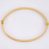 Pulso Aro Tribal 4.65gr / 7 1/4 in / 3.15mm Oro Amarillo +4 18K *
