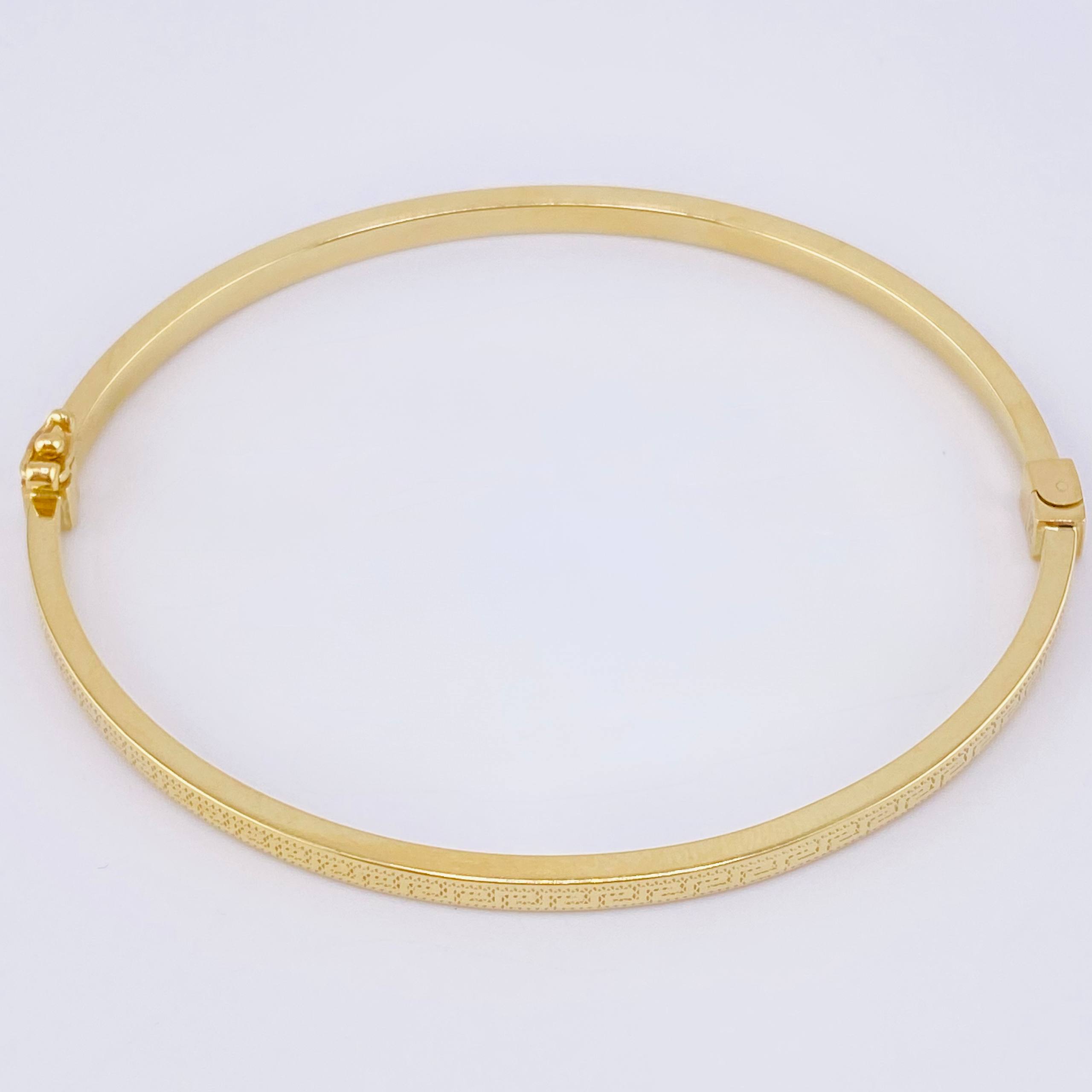 Pulso Aro Tribal 4.85gr / 7 1/4 in / 3.15mm Oro Amarillo +4 18K