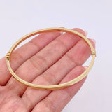 Pulso Aro Tribal 4.85gr / 7 1/4 in / 3.15mm Oro Amarillo +4 18K