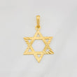 Dije Estrella de David 2g / 1 1/2 in Oro Amarillo 18K