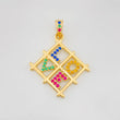 Dije Cuadro Love 2g / 1 in Oro Amarillo 18K