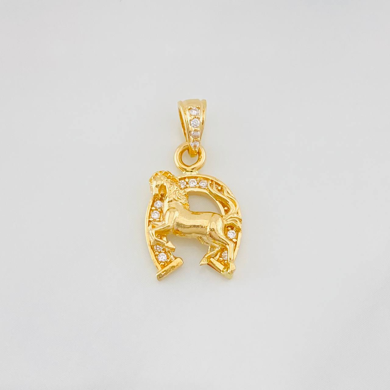 Dije Herradura Caballo 1.8g / 3/4 in Oro Amarillo 18K