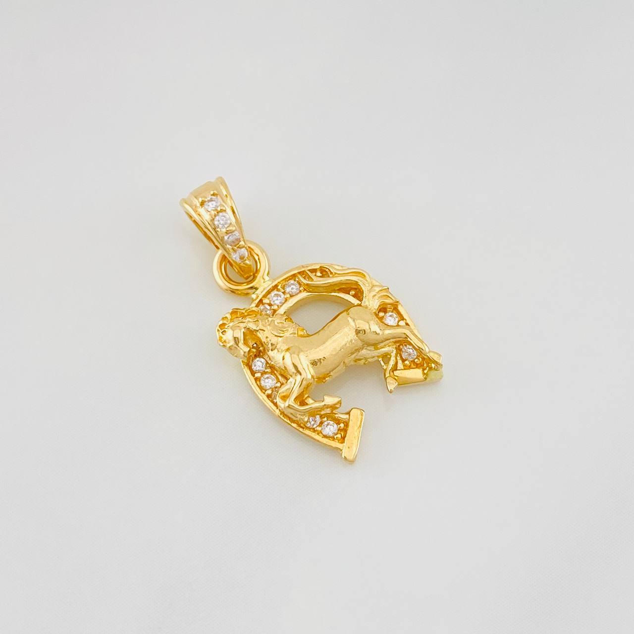 Dije Herradura Caballo 1.8g / 3/4 in Oro Amarillo 18K