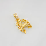 Dije Herradura Caballo 1.8g / 3/4 in Oro Amarillo 18K