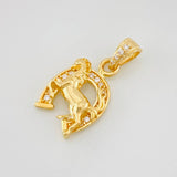 Dije Herradura Caballo 1.8g / 3/4 in Oro Amarillo 18K