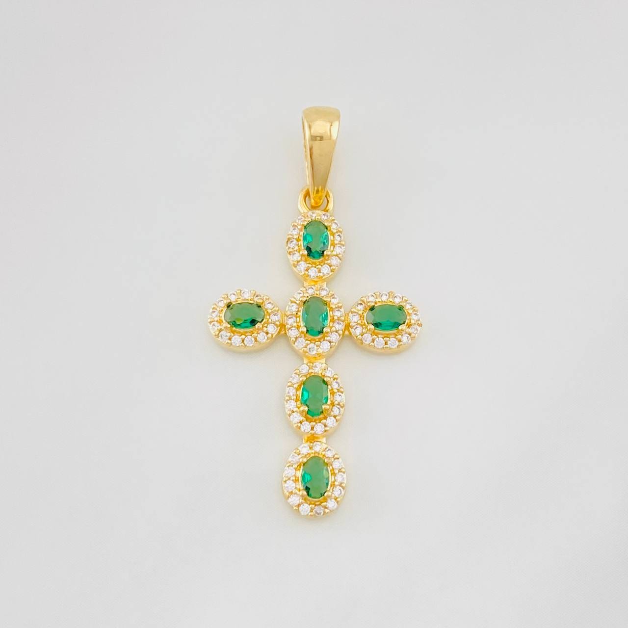 Pendant Dense Cross 2.05g / 1 1/4 in Yellow Gold 18K
