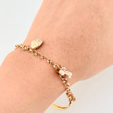 Pulso Charms 5.75gr / 19cm / Tres Oros 18K ©