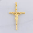 Dije Cruz Cristo 2.05g / 2 1/4 in Oro Amarillo 18K