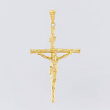 Dije Cruz Cristo 2.15g / 2 1/4 in Oro Amarillo 18K