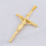 Dije Cruz Cristo 2g / 2 1/4 in Oro Amarillo 18K