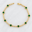 Halo Tuerca Bracelet 8.7g / 7 in / 2.86mm 18K Yellow Gold