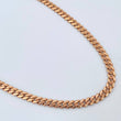 Cadena Cubana Infinito 19gr / 24 in / Oro Rosa +4 18K $