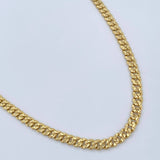 Cadena Cubana Diamantada 20gr / 23 1/2 in / 4.8mm Oro Amarillo +1 18K *