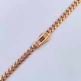 Cadena Cubana Infinito 19gr / 24 in / Oro Rosa +4 18K $