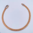 Cuban Links Bracelet Infinity 6.35gr / 7.3in / Rose Gold +4 18K $