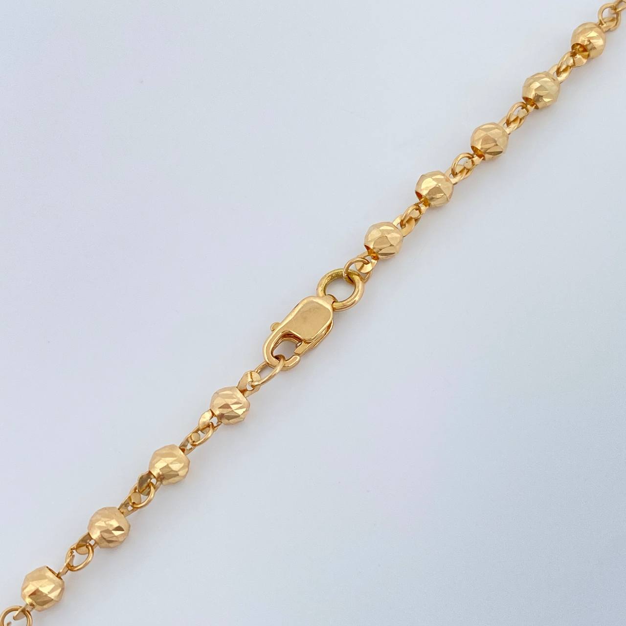 Rosario Virgen Milagrosa 7.8gr / 20 3/4 in / Oro Amarillo 18K $