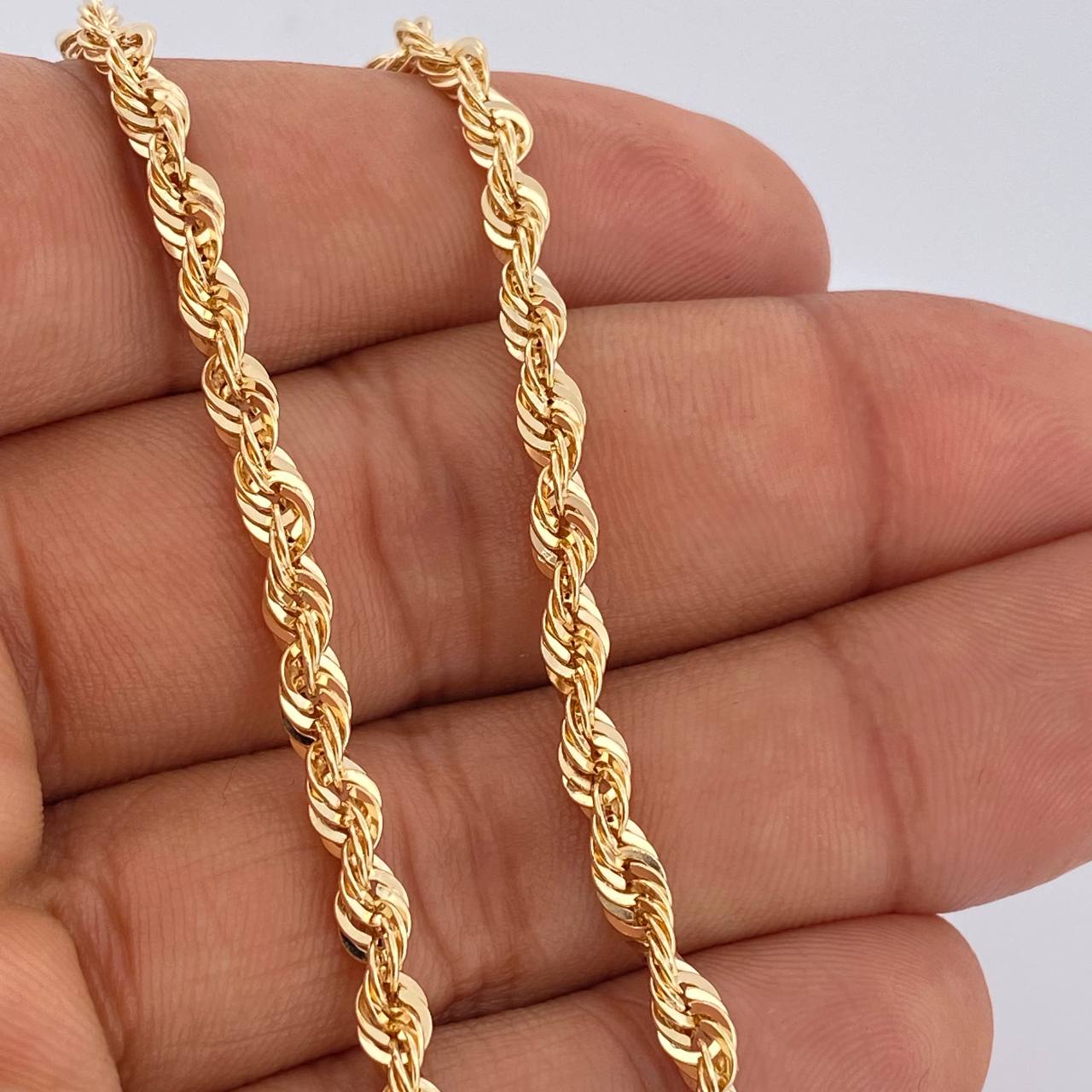 Cadena Lazo 8.1gr / 26 1/4 in / Oro Amarillo +3 14K Italy $