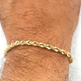 Pulso Lazo 2.7gr / 7 1/2 in / Oro Amarillo +3 14K Italy $