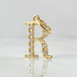 Pendant Letter R Silhouette 0.9gr / 1.8cm / 18K Gold ©
